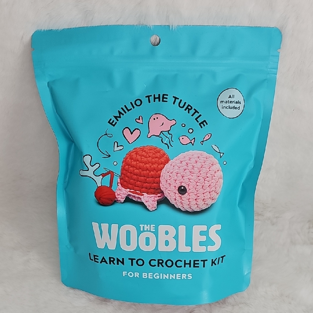 The Woobles Emilio The Turtle Crochet Kit